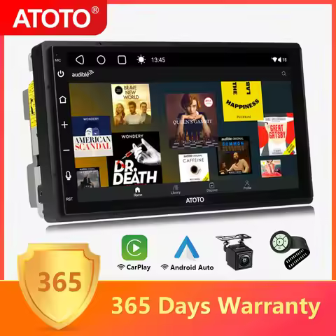 ATOTO 7" Double 2 Din Car Stereo Android Auto Wireless Carplay Screen Multimedia Radio Player Intell