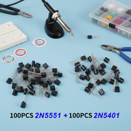 2N5551 and 2N5401 Electronic Transistor Components
