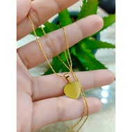 RANTAI LEHER EMAS SUASA 375 / 18K