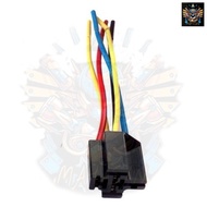 SOKET RELAY KERETA,SOKET RELAY 5PIN,CAR 5 PIN RELAY SOCKET (87 / 87a)