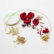 Headband Dress Headwear Accessories Crown Making Flower Bridal Handmade Toasting Dress diy Chinese R
