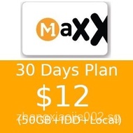 M1 Maxx $12 100GB 30 Days Plan Top Up / Recharge / Renewal