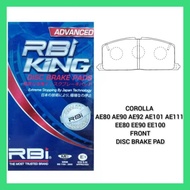 TOYOTA COROLLA AE80 AE90 AE92 AE101 AE111 EE80 EE90 EE100 FRONT DISC BRAKE PAD