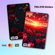 ROSES TNG - TOUCH N GO STICKER CARD / NEW ATM CARD STICKER COVER, TNG CARD, ATM CARD