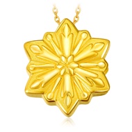CHOW TAI FOOK Disney Princess 999 Pure Gold Pendant: Frozen - Snowflake R17359