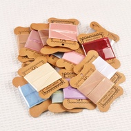 25mm 4yards Width Colorful Crafts Ribbons Wrapping Handmade Bowknot Birthday Party Wedding Festival 