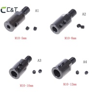 C&T 5mm/8mm/10mm/12mm Shank M10 Arbor Mandrel Connector Adaptor Cutting Tool well