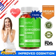 Stress Gummies, Ashwagandha Extract, Mood Gummies, Balance Cortisol, Focus, 60 Gummies