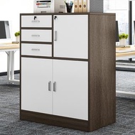 Cabinet 文件櫃 辦公室文件櫃木質帶鎖抽屜