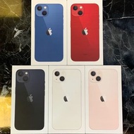 ☁️「全新未拆」iphone 13 128g/256g/512g 黑/白/藍/紅/粉 台灣公司貨