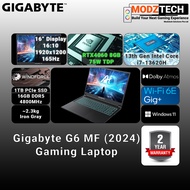 GIGABYTE G6 KF | 16.0" WUXGA 165Hz | i7-13620H | 16GB DDR5 | RTX 4060 | Gen4 1TB | Win 11 Home | 2Y