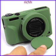 Richh Silicone Protective Cases Body Cover Soft Camera Bag for G7X Mark 3 G7X III G7X3