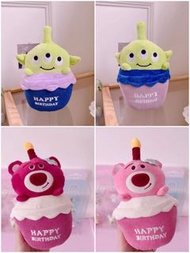 三眼仔 勞蘇 發聲 發光 生日蛋糕 毛絨 公仔 唱生日歌 擺設 裝飾 送禮 禮物