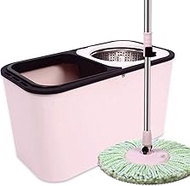 Mop - Spin Mop Bucket Floor Cleaning Supplies System Stainless Steel Spinning Mop with Wheels Commemoration Day