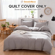 Minimalist Skin-friendly Duvet Cover Solid Quilt Cover Hotel Quality 150x200/180x220/200x230cm Comfo