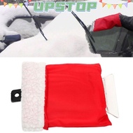 UPSTOPBO Car Snow Scraper Glove, 2-in-1 Design Warm Glove Car Cleaning, Portable Scratch-Free Plasti