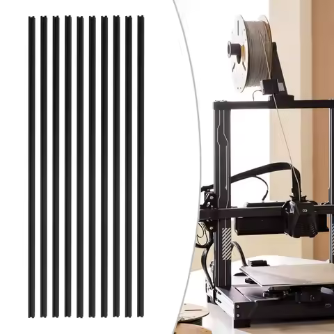 10PCS T Slot 6063 Aluminum Extrusion 1m Length Aluminium Profile for 3D Printer CNC Automation DIY F