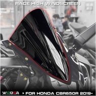 Suitable for Honda CBR650R 2019-2025 Modified Heightened Competitive Windshield Track Front Windshie