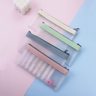 | 鉛筆盒 中學生女 | 小学生礼物 【colour pencil case】 ✴Korea Korea ins Salt Series Frosted Stationery Bag Transluc