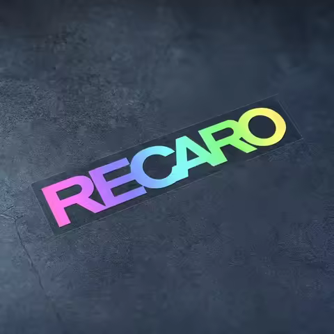 Car Stickers Vinyl Tape Suitable for Recaro Car Safety Seats Applique Vehicle Applique Truck Auto Wi