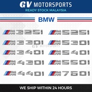 READY STOCK BMW Rear Logo Emblem Badge M Logo Grey M135i M140i M235i M240i M320i M330i M340i M350i M