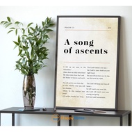 Psalm 121 NIV Bible Verse Wall Art Scripture Print Christian Home Art Decor Xiaoma Art