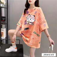 220斤大码女装胖MM短袖T恤特大码230斤300斤加肥加大上衣巢24.08.12