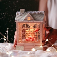 Couple Girlfriend Ornament Crystal Ball007-1Dancing Ballet Snow House Music Box Music Box as a Birth