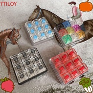 7TILOYSHOP Fidget Keychain, Relief Stress Keycap Finger Keyboard Cap,  DIY Keyboard 9Keys Keys Butto