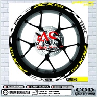 Pcx 150 Rim Sticker, PCX 150 Variation Rim Lis, Honda PCX 150 Rim Variation Sticker