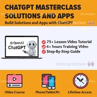 [Video Course] ChatGPT Masterclass - Build Solutions and Apps with ChatGPT | ChatGpt Course ChatGpt 