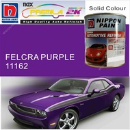 FELCRA PURPLE 11162 1L NIPPON AUTOMOTIVE REFINISH NAX PREMILA 7000 2K SYSTEM CC PRO SERIES SOLID TOP