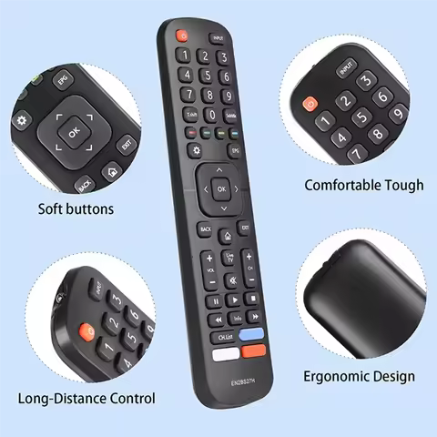 B03B-EN2BS27H Remote Control For Hisense Smart TV 43A7100F 43A7120F 43A7140F 43A7160F 43AE7000F 43AE