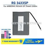 For ANBERNIC RG 34XXSP RG34XX SP 754663 3300mAh Battery
