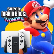 《超級瑪利歐兄弟 驚奇》Nintendo Switch OLED 款式台灣專用機同梱組