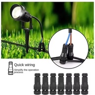 MIKA STORE ▏1/5pcs T-Type Thimble Connector Tool-Free Connector Splitter Downlight Connector