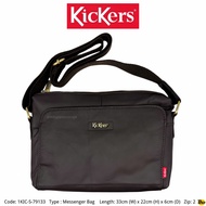 KICKERS Brand Men’s Leather Messenger Bag ( 1KIC-S-79133 )