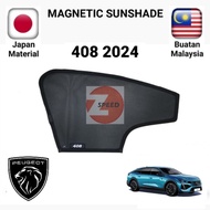 Peugeot 408 2024 Present Premium Magnetic Sunshade (2/4 pcs)