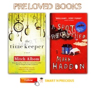 Preloved Mitch Albom The Time Keeper Mark Haddon A Spot of Bother English Storybooks for Teenagers Y