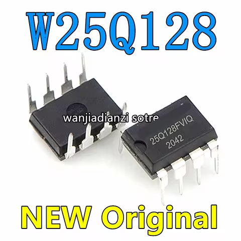 W25Q128FVIQ 25Q128FVIQ 16m stands asus motherboard BIOS chips DIP8 Into memory, motherboard chip, 8 