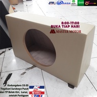 Kotak Subwoofer 12 inch BEIGE plus spons Box Sub Woofer Universal 12" Boks Audio Speaker Mobil