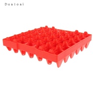 Dualoai 5Pcs 30-Chicken Eggs Tray For Duck Quail Bird Poultry Egg Container Holder