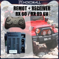 WEELYE RX60 RX-89 IC Signal Controller - Receiver Mobil Aki 6V untuk Mainan Mobilan RC Besar 2.4G