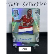 cj wilcox signature card