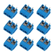 240Pcs 5mm Pitch 2 Pin & 3 Pin PCB Mount Screw Terminal Block Connector for (200 x 2 Pin 40 x 3 Pin)
