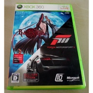 Original Xbox 360 Bayonetta &amp; Forza Motorsport 3 Disc