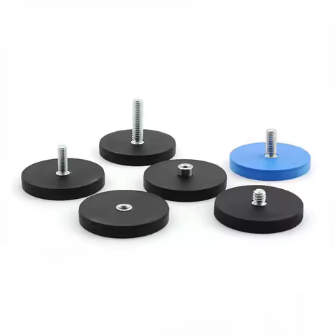 43mm/66mm/88mm M4/M6/M8 Internal Thread Magnetic Base Mount Bracket Clamp LED Work Light Bar Holder 