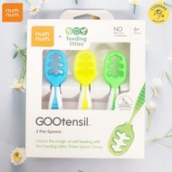 (NumNum) Pre Spoon GOOtensils Babys 6-12 months ชุดช้อนสำหรับเด็ก คละสี