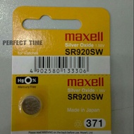 SR920SW 371 MAXELL ORIGINAL BATTERY JAPAN SR920SW 371