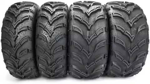 Set of 4 ATV UTV Tires 25x8-12 Front & 25x10-12 Rear 6PR Sport All Terrain Tubeless 25x8x12 25x10x12